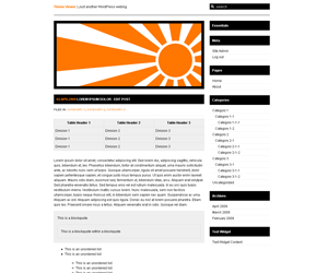 WordPress Theme 10PAD2-Rising Sun