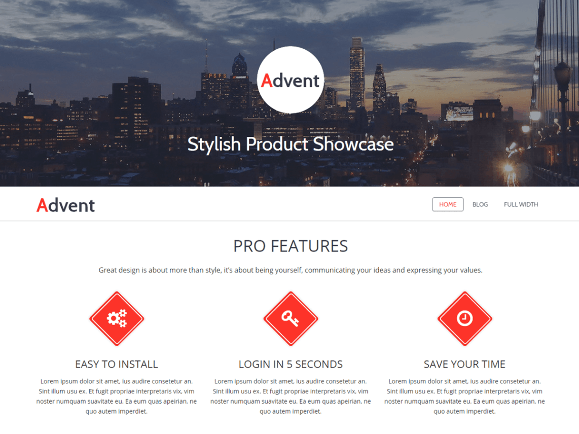 Advent WordPress Theme 2024