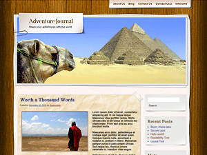 WordPress Theme Adventure Journal