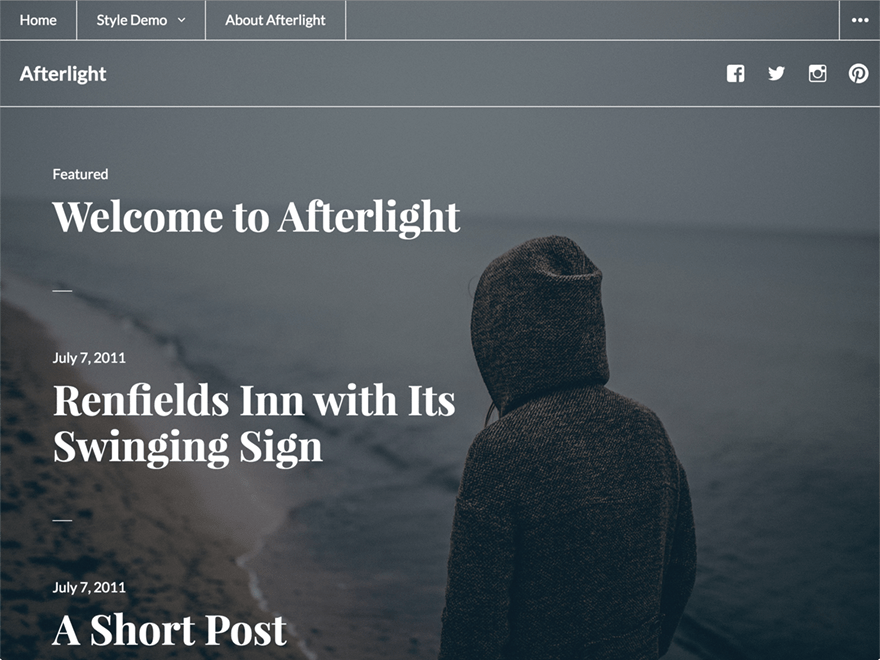 WordPress Theme Afterlight