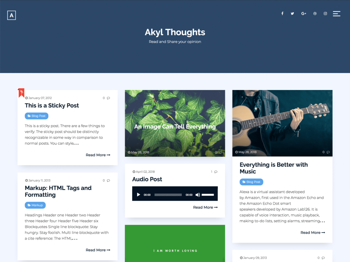 WordPress Theme Akyl