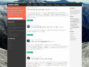 WordPress Theme Alpha Forte