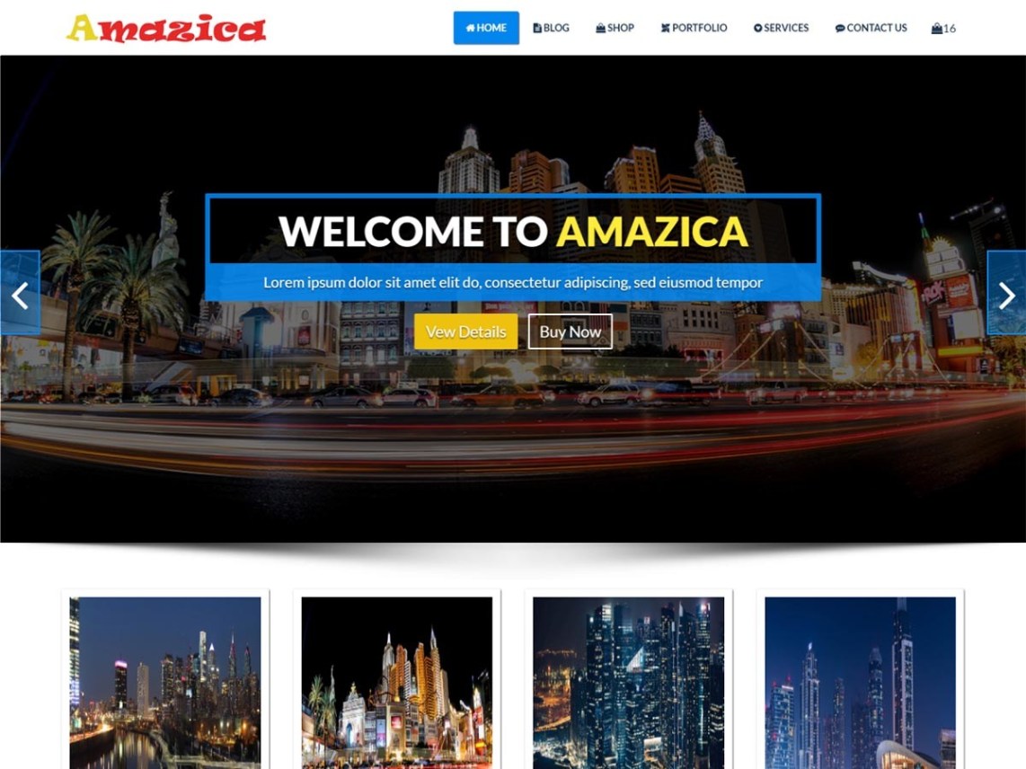 WordPress Theme Amazica