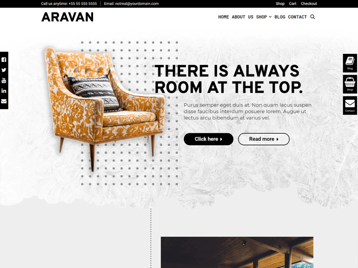WordPress Theme Aravan