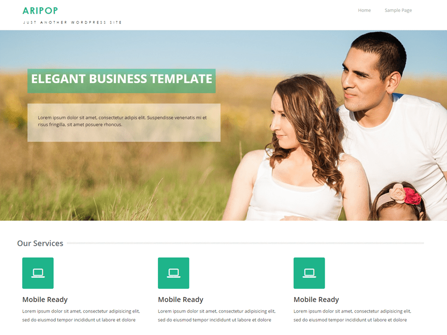 WordPress Theme Aripop