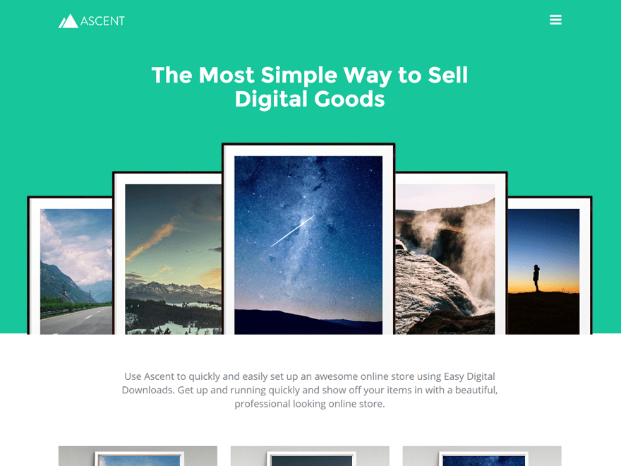 WordPress Theme Ascent Light