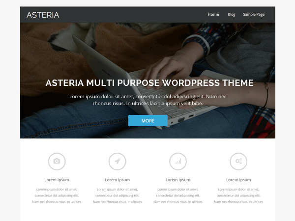 WordPress Theme Asteria Lite
