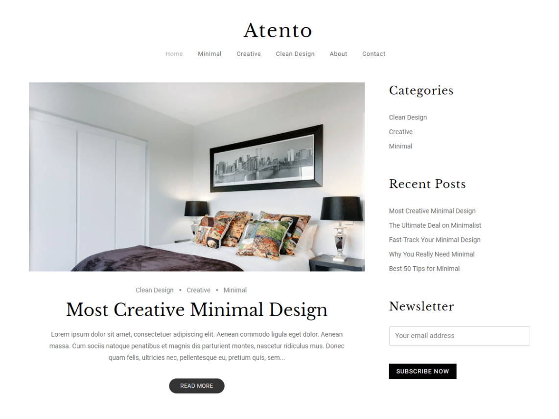 WordPress Theme Atento