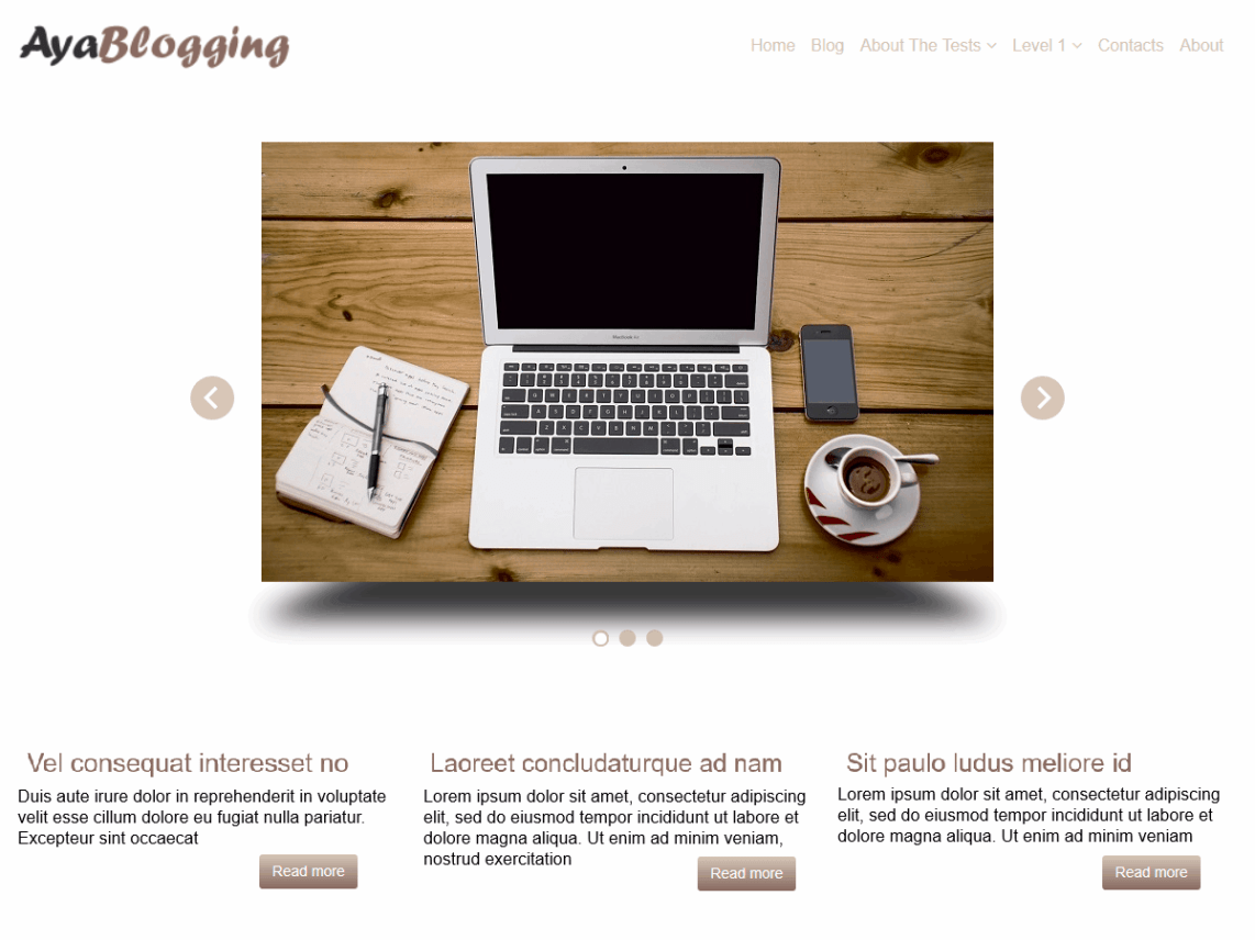 WordPress Theme AyaBlogging
