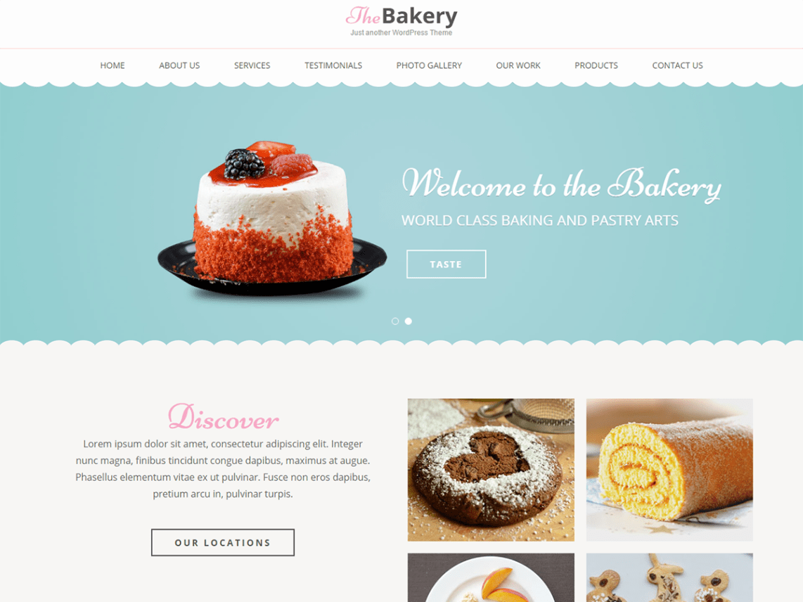WordPress Theme Bakes And Cakes