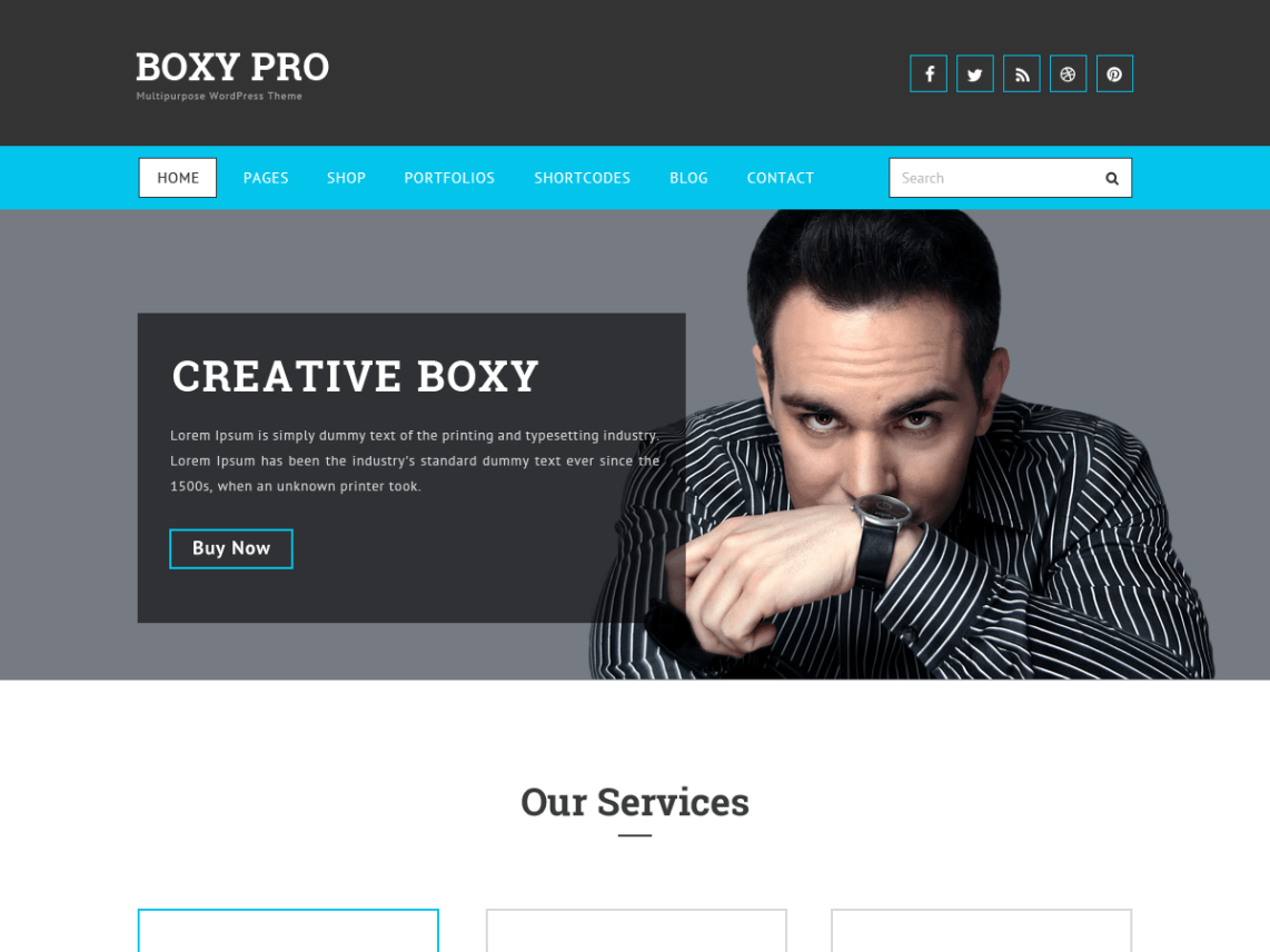 WordPress Theme Boxy