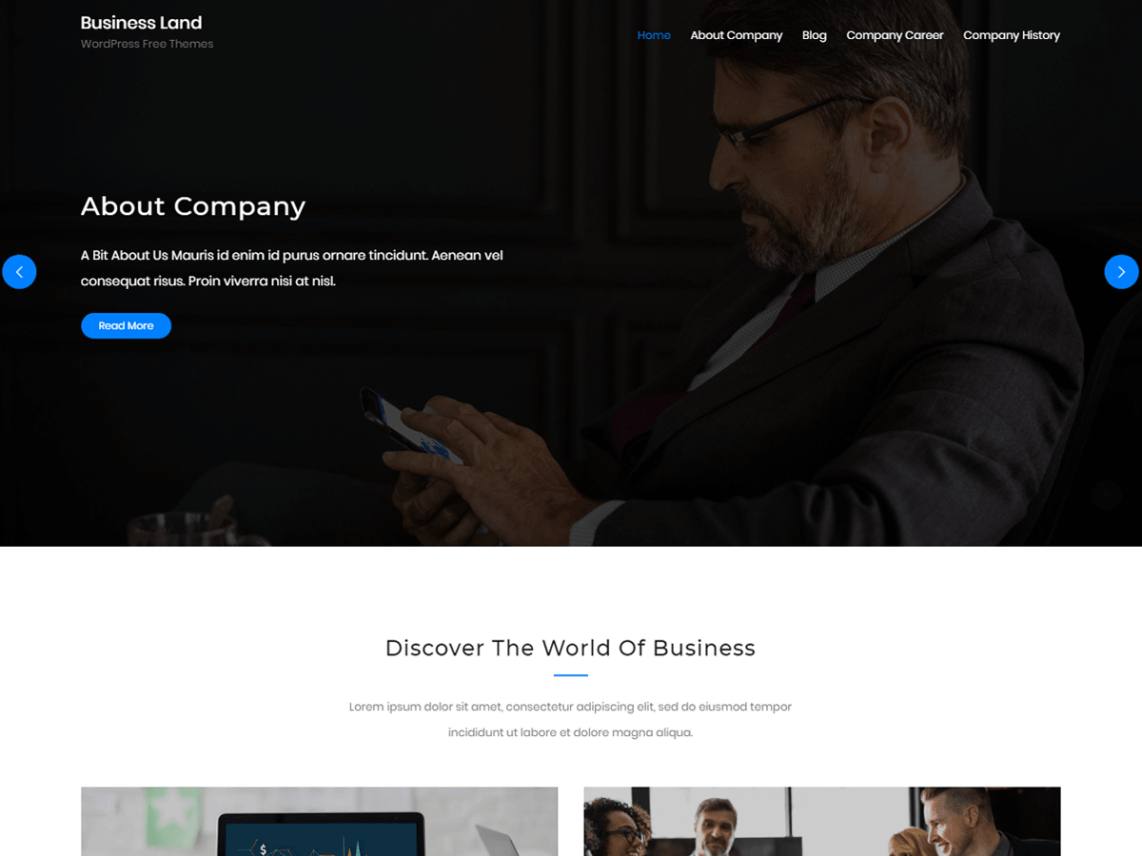 WordPress Theme Business Land