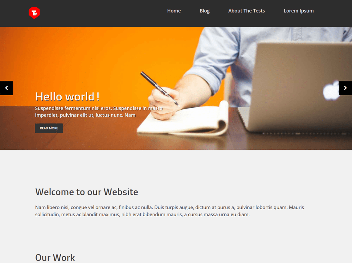 WordPress Theme business prima