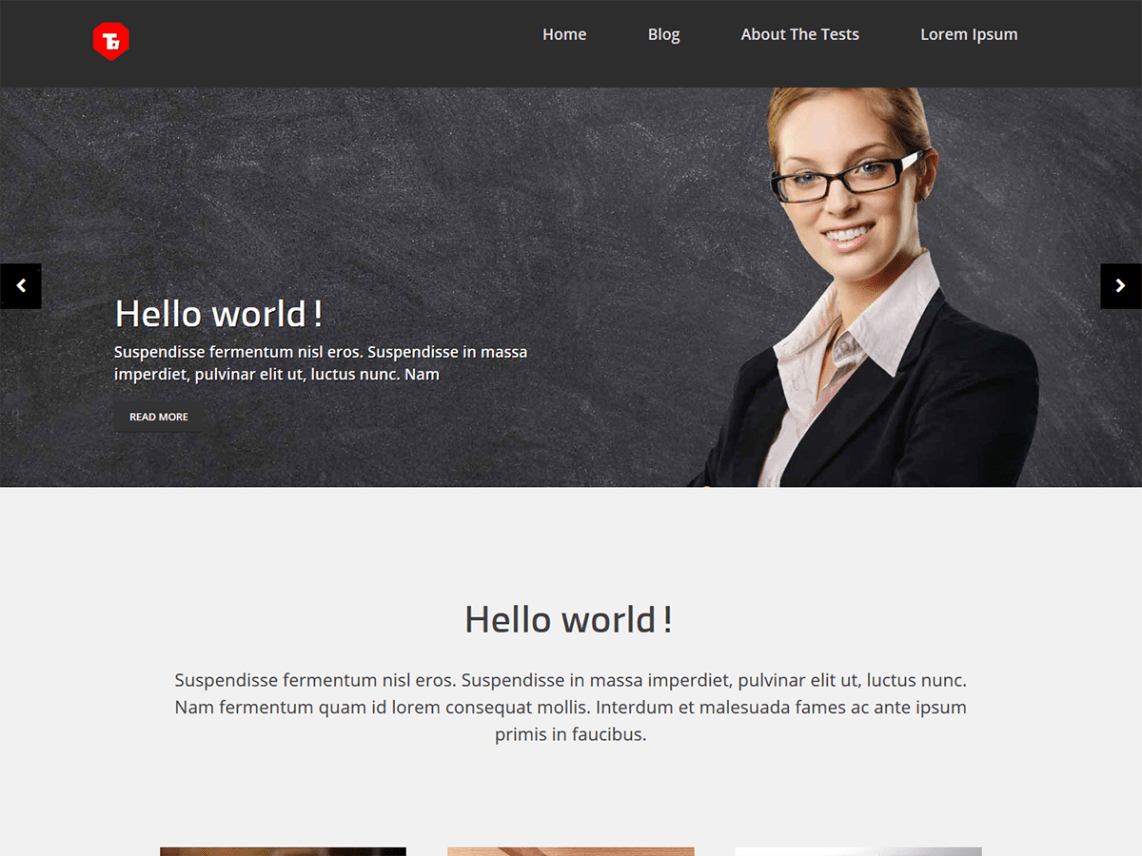 WordPress Theme business stack