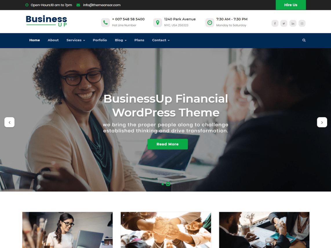 WordPress Theme Businessup