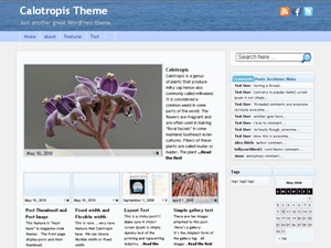 WordPress Theme Calotropis