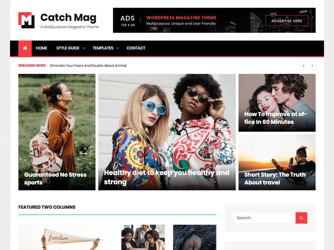 WordPress Theme Catch Mag