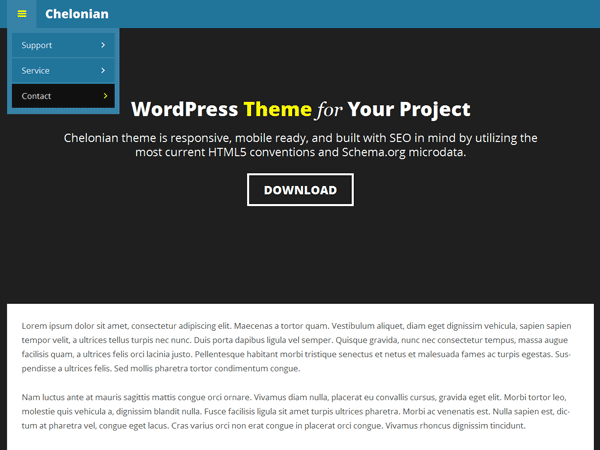 WordPress Theme Chelonian