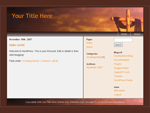 WordPress Theme Christian-Sun