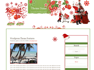WordPress Theme Christmas 2008