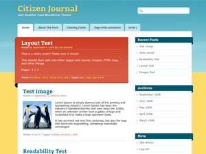 WordPress Theme Citizen Journal