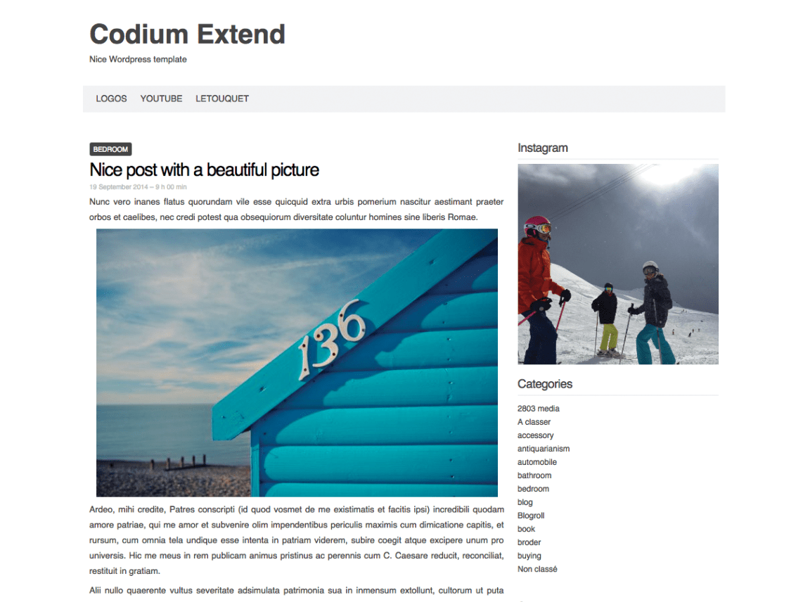 WordPress Theme Codium Extend