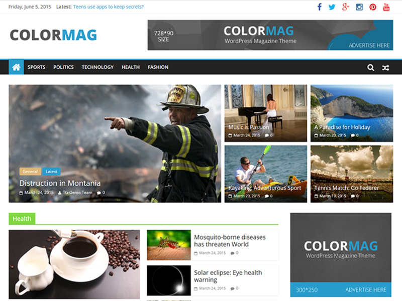 WordPress Theme ColorMag