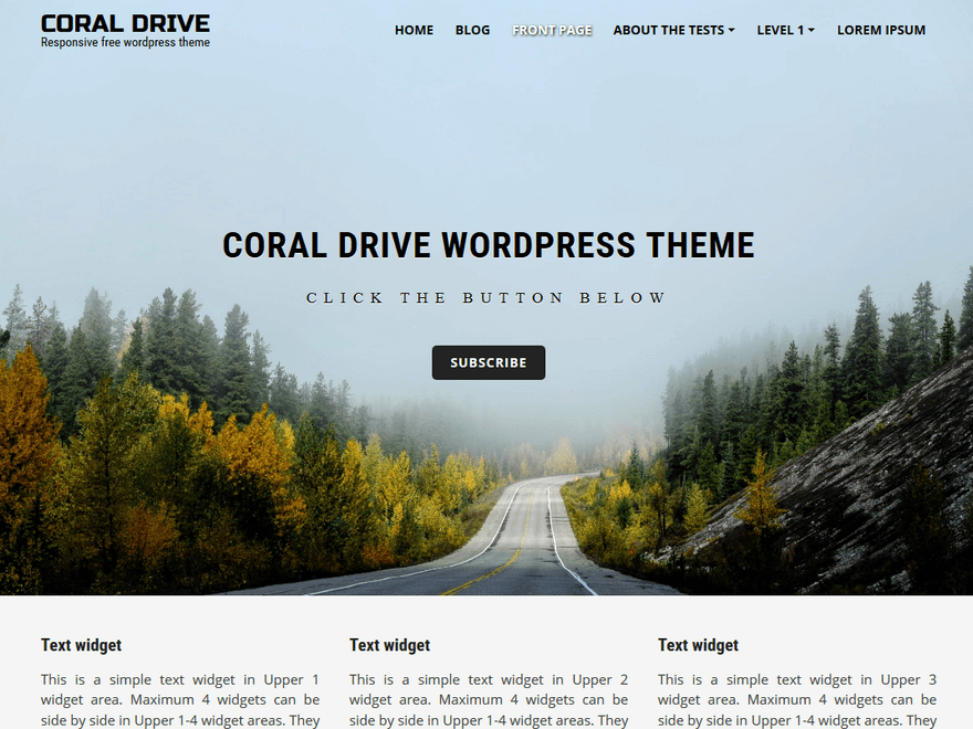 WordPress Theme Coral Drive