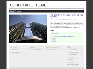 WordPress Theme Corporate Theme v2