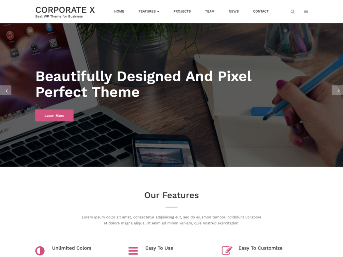 Corporate X - WordPress Theme | 2024