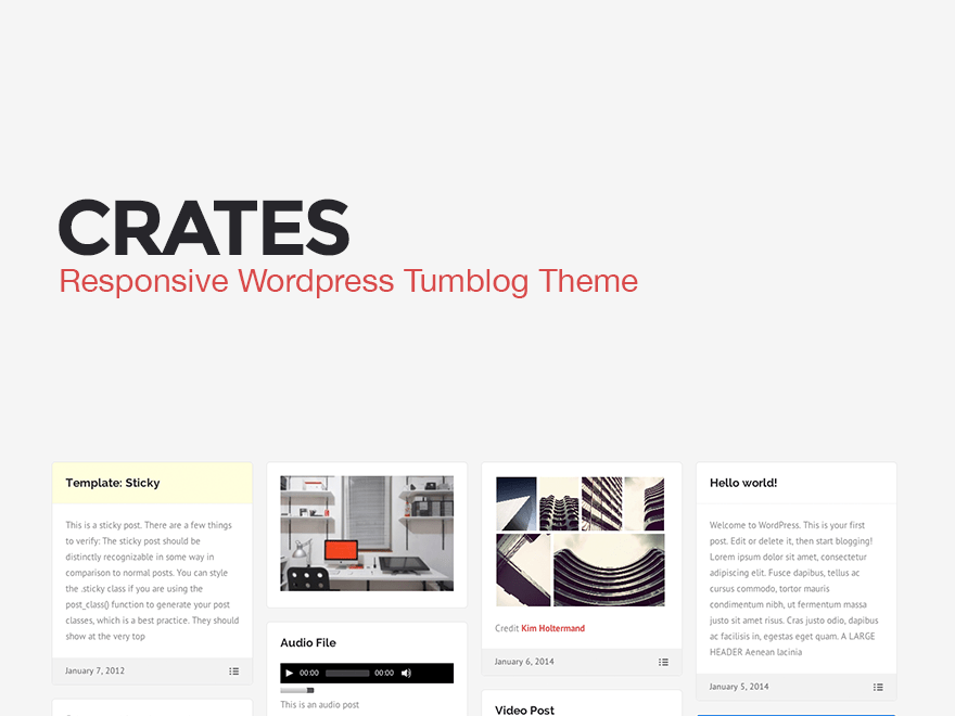 WordPress Theme Crates