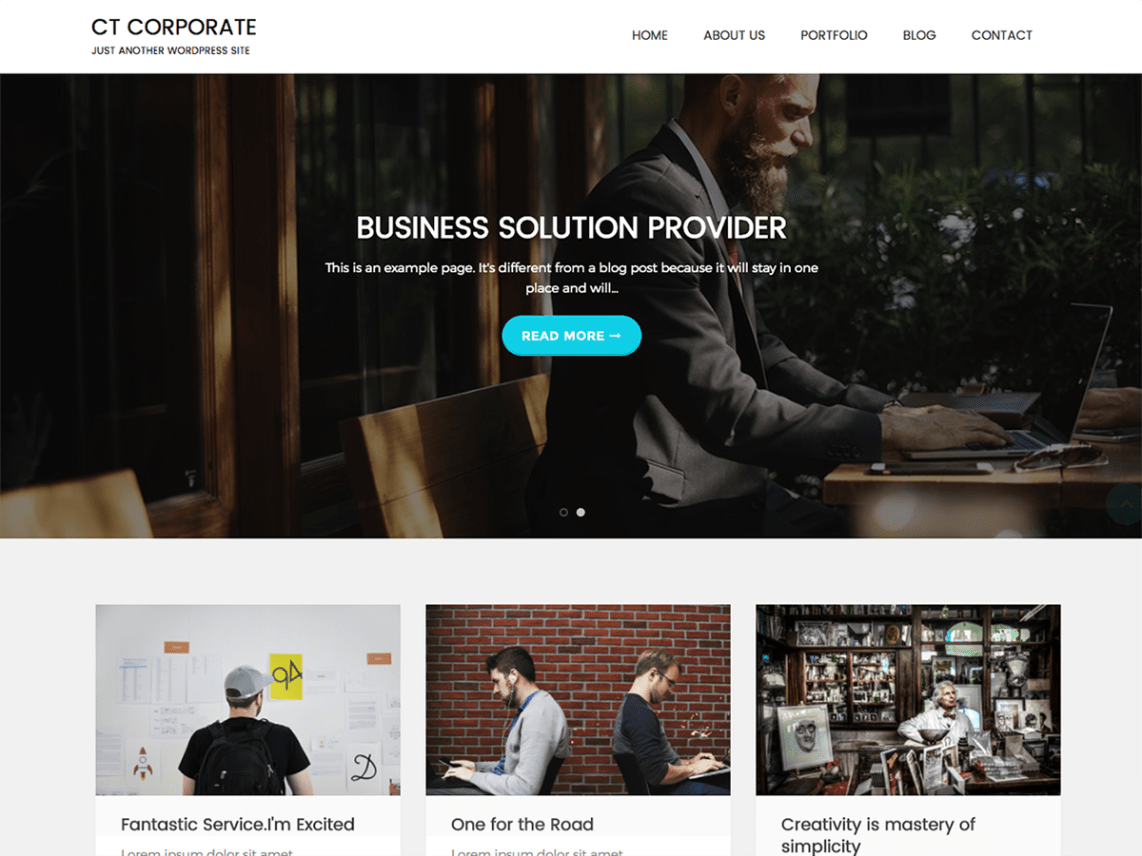 WordPress Theme CT Corporate