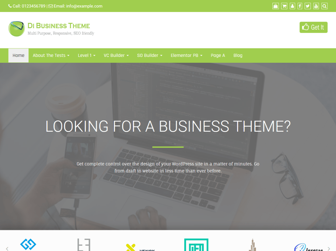 WordPress Theme Di Business