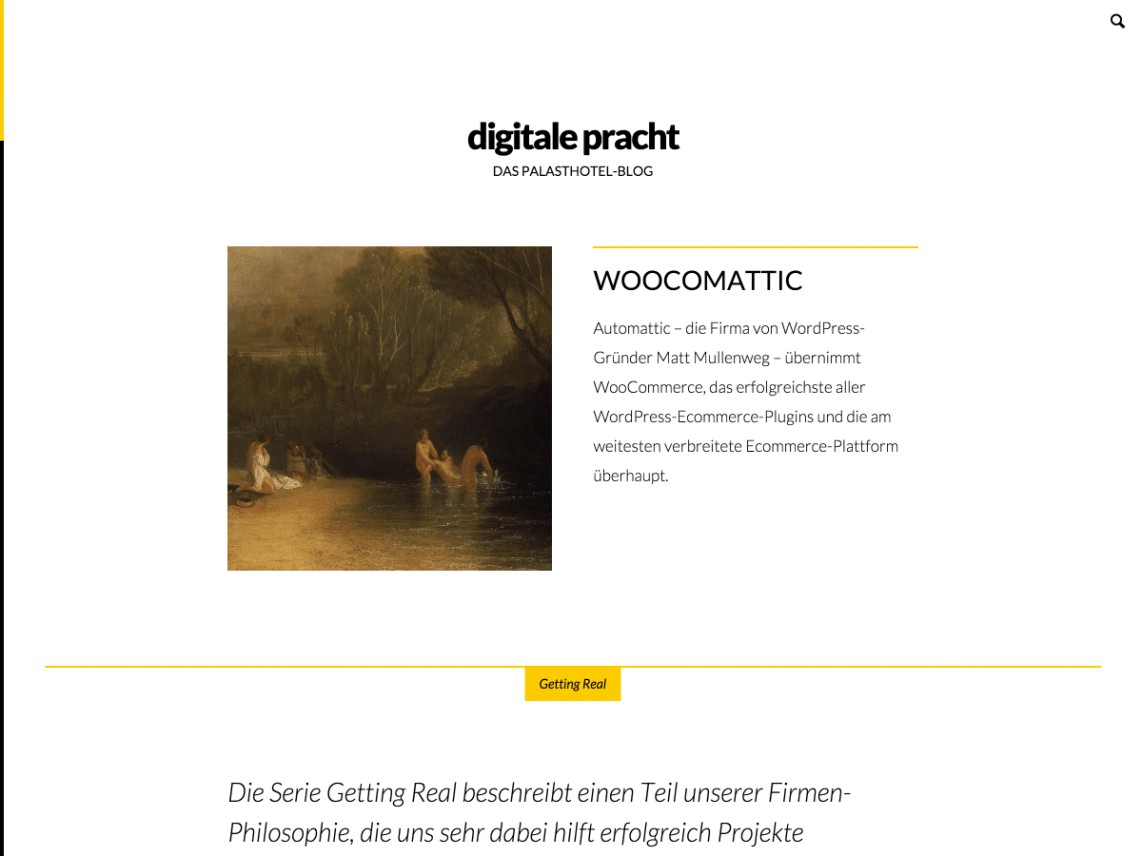 WordPress Theme digitale Pracht