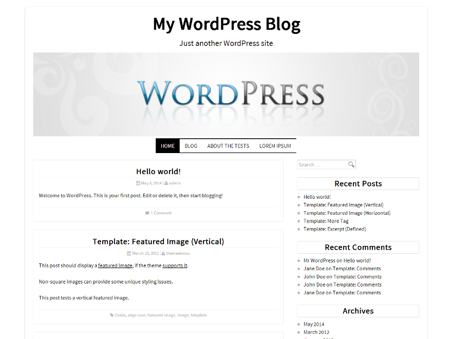 WordPress Theme DK