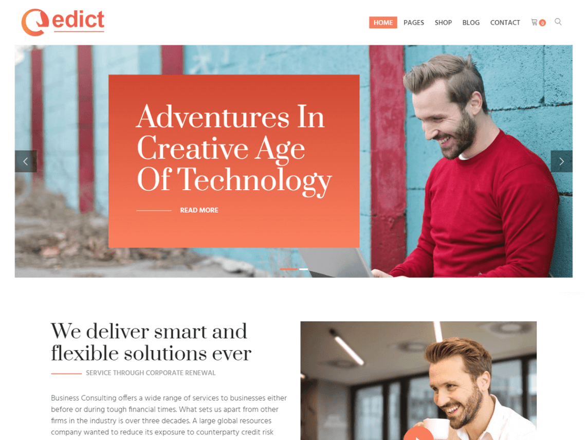 WordPress Theme Edict Lite