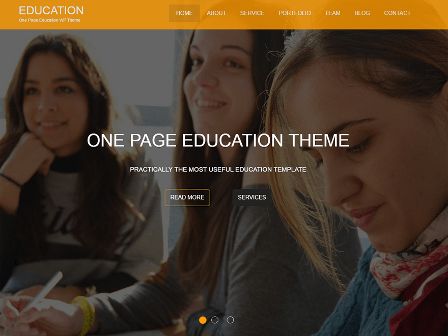 WordPress Theme Education One