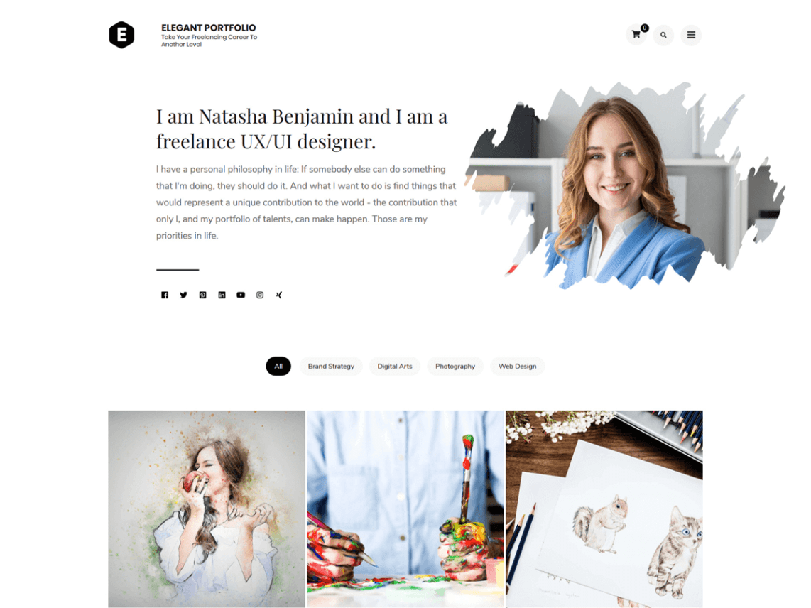 WordPress Theme Elegant Portfolio