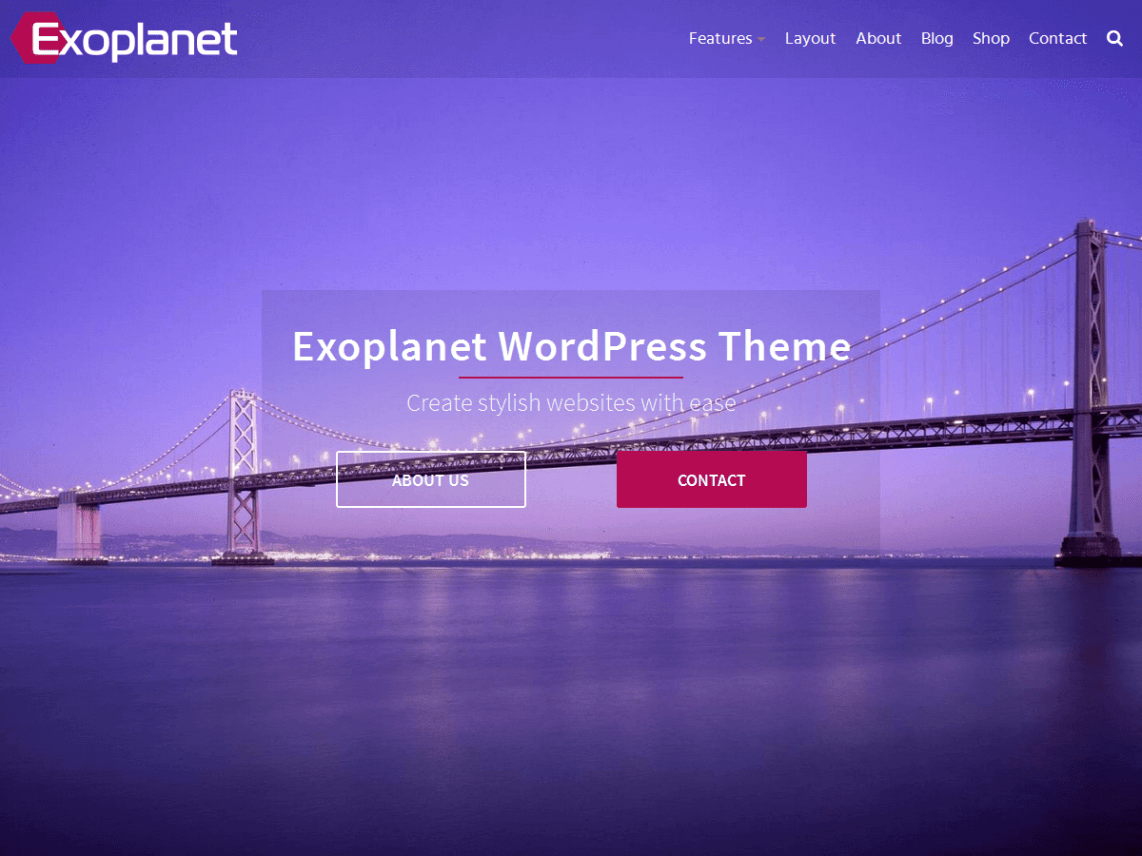 WordPress Theme Exoplanet