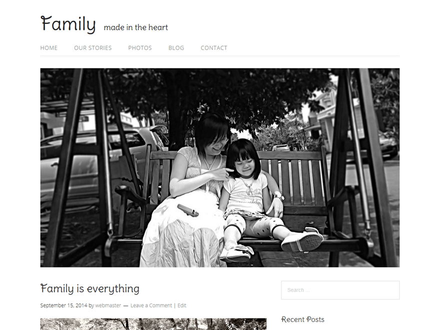 WordPress Theme Family