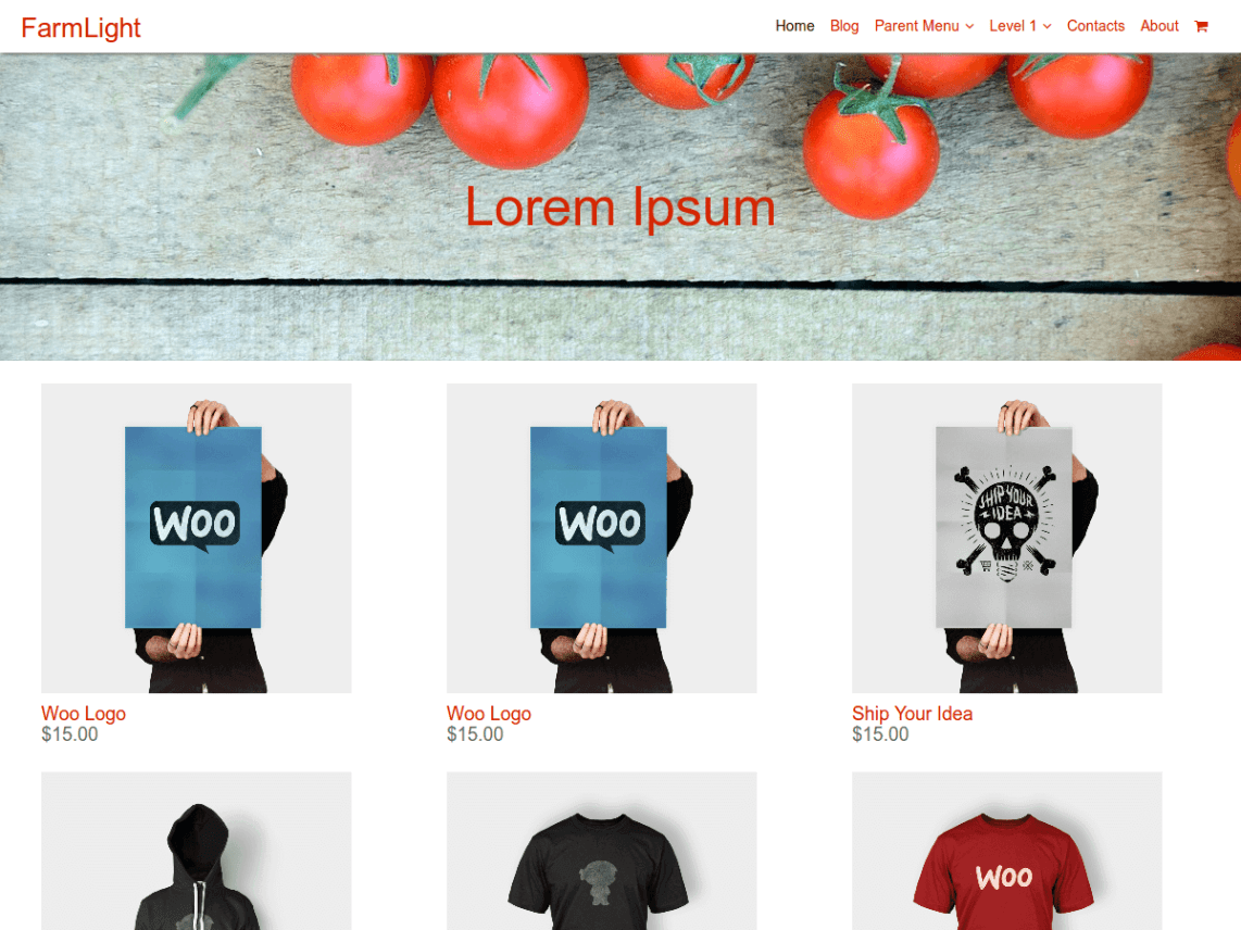 WordPress Theme FarmLight