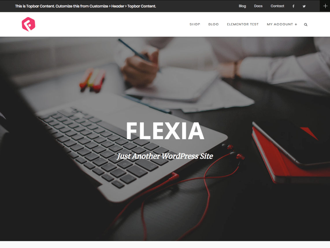 WordPress Theme Flexia