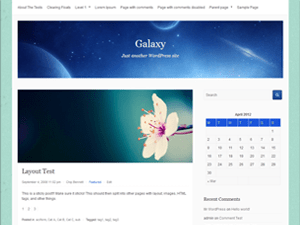 WordPress Theme Galaxy