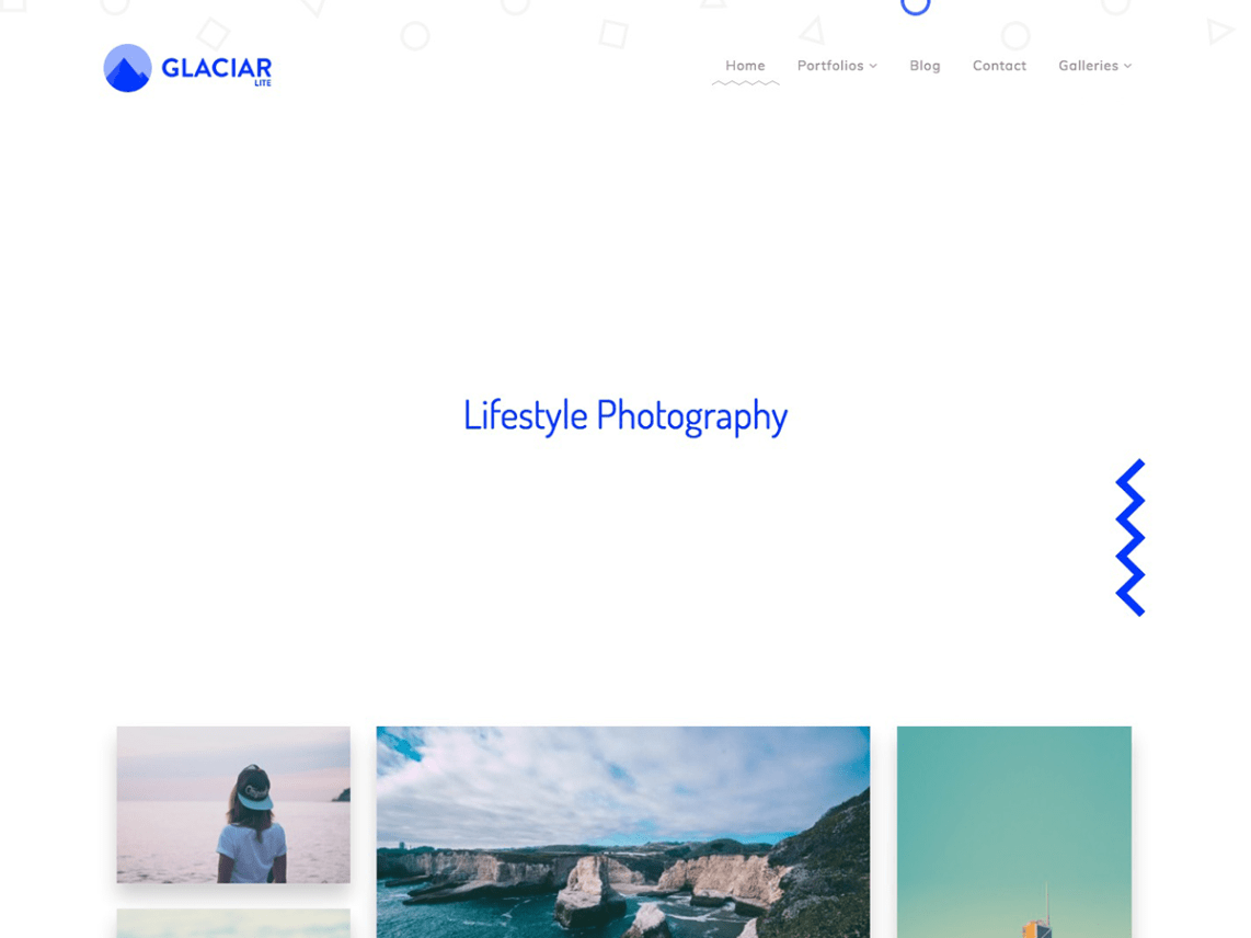 WordPress Theme Glaciar Lite