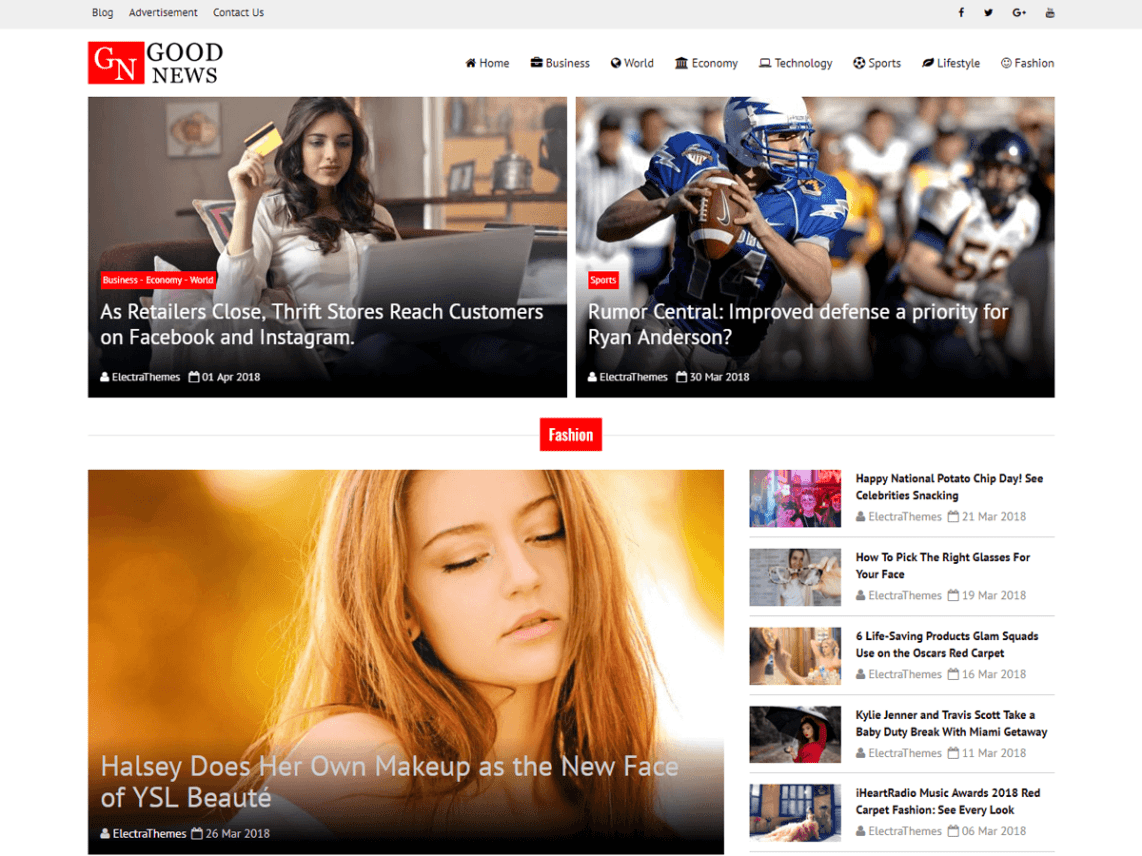 WordPress Theme Good News Lite