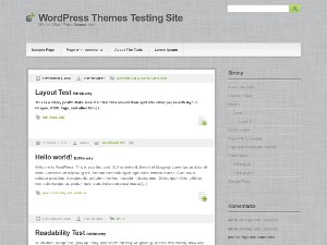 WordPress Theme Gray Modern
