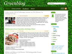 WordPress Theme Greenblog