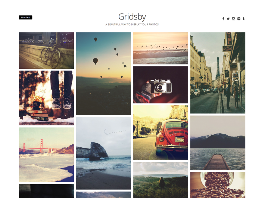 WordPress Theme Gridsby