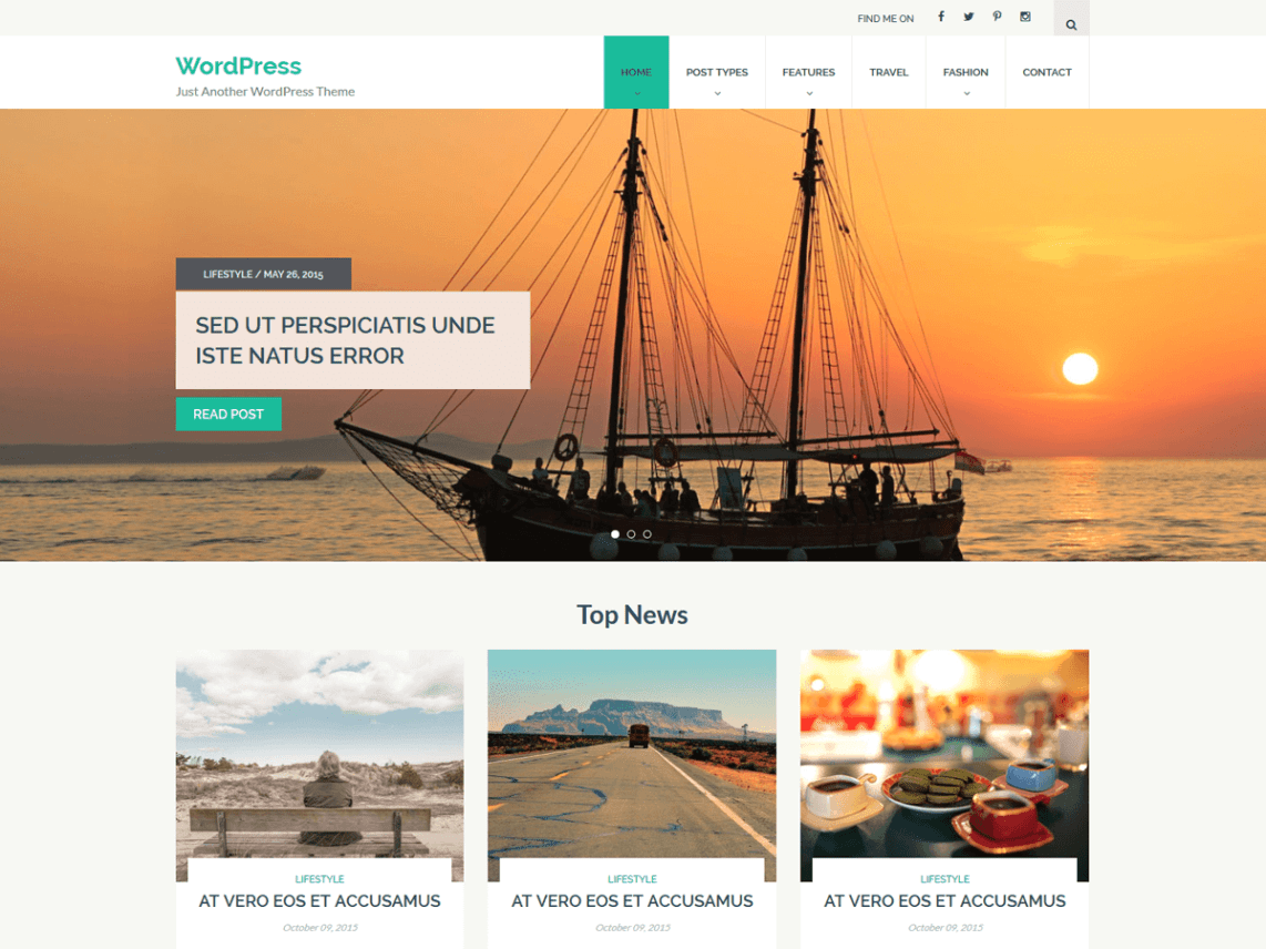 WordPress Theme Halcyon