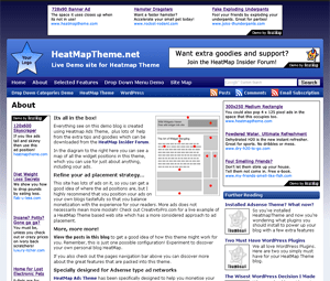 WordPress Theme HeatMap Adsense Theme